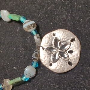 Handcrafted Beach Themed Sand Dollar Necklace